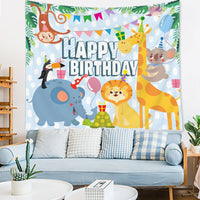 Animal Party Birthday Banner