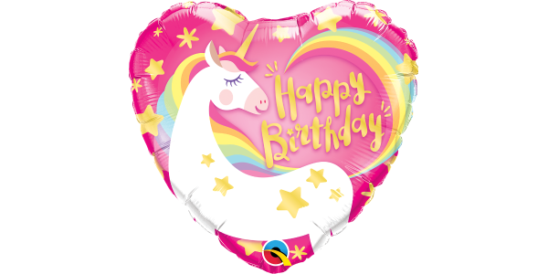 18" Foil Birthday Magical Unicorn