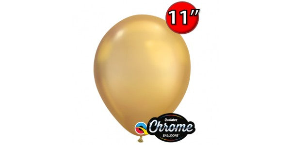 11" Chrome Gold
