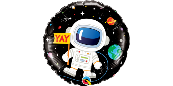 18" Foil Birthday Astronaut